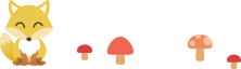 きつねときのこ