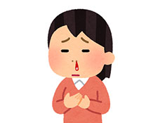 鼻血が出る